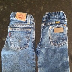 Levi's & wrangler toddler jeans